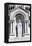 Detail of the Central Portico Statue of Jesus Adorning the Sacre-Coeur Basilica Montmartre France-Julian Castle-Framed Stretched Canvas