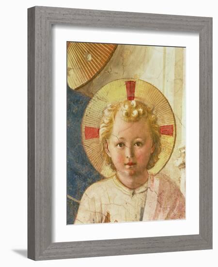 Detail of the Christ Child from the Madonna Delle Ombre-Fra Angelico-Framed Giclee Print