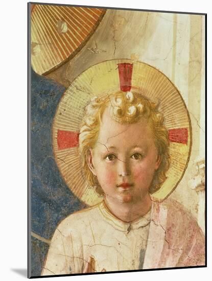 Detail of the Christ Child from the Madonna Delle Ombre-Fra Angelico-Mounted Giclee Print