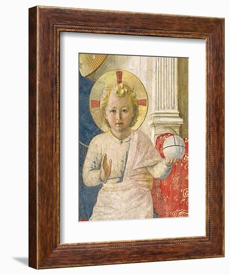 Detail of the Christ Child from the Madonna Delle Ombre-Fra Angelico-Framed Giclee Print