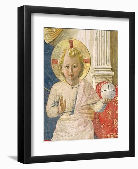 Detail of the Christ Child from the Madonna Delle Ombre-Fra Angelico-Framed Giclee Print