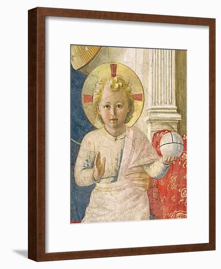 Detail of the Christ Child from the Madonna Delle Ombre-Fra Angelico-Framed Giclee Print