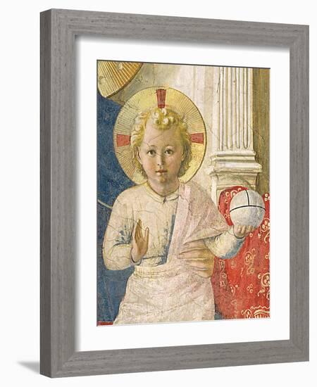 Detail of the Christ Child from the Madonna Delle Ombre-Fra Angelico-Framed Giclee Print