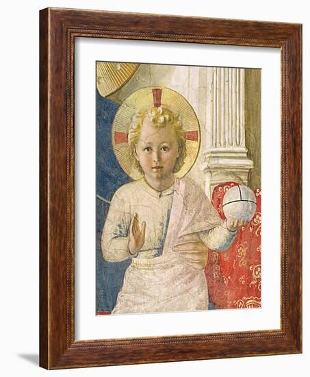 Detail of the Christ Child from the Madonna Delle Ombre-Fra Angelico-Framed Giclee Print