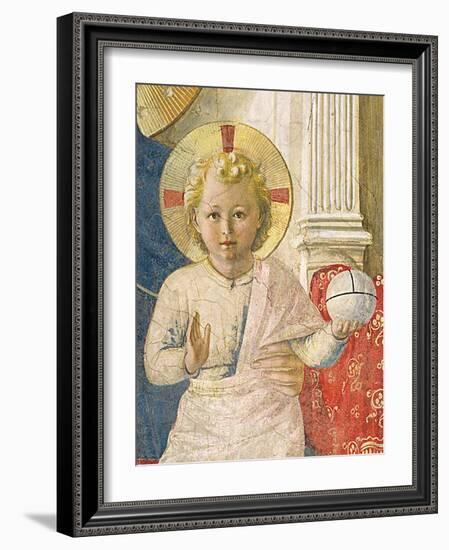 Detail of the Christ Child from the Madonna Delle Ombre-Fra Angelico-Framed Giclee Print