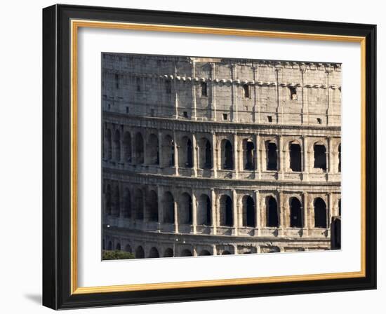 Detail of the Colloseum, Rome, Lazio, Italy-James Emmerson-Framed Photographic Print