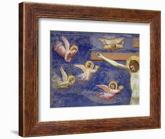 Detail of the Crucifixion-Giotto di Bondone-Framed Premium Giclee Print
