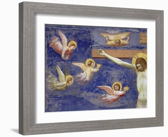 Detail of the Crucifixion-Giotto di Bondone-Framed Giclee Print