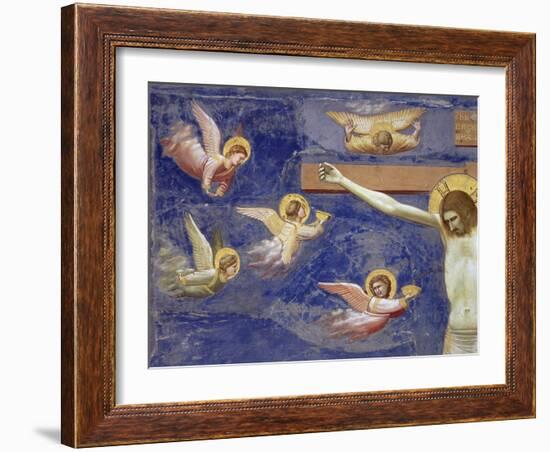 Detail of the Crucifixion-Giotto di Bondone-Framed Giclee Print