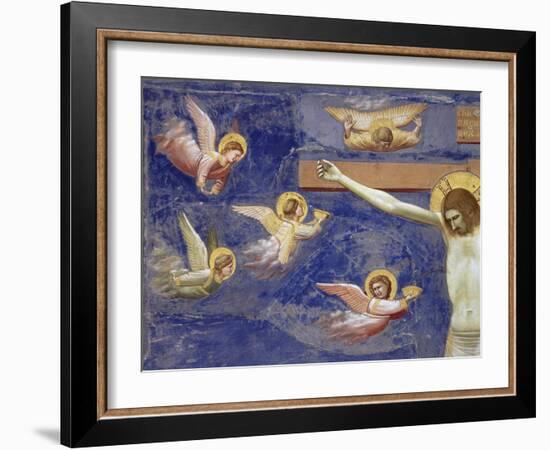 Detail of the Crucifixion-Giotto di Bondone-Framed Giclee Print