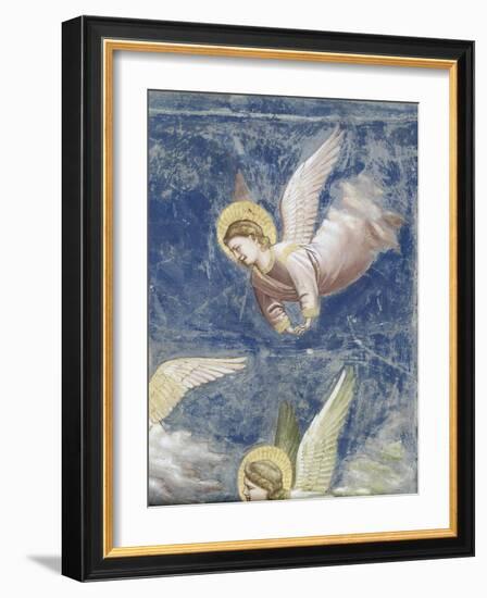 Detail of The Crucifixion-Giotto di Bondone-Framed Giclee Print