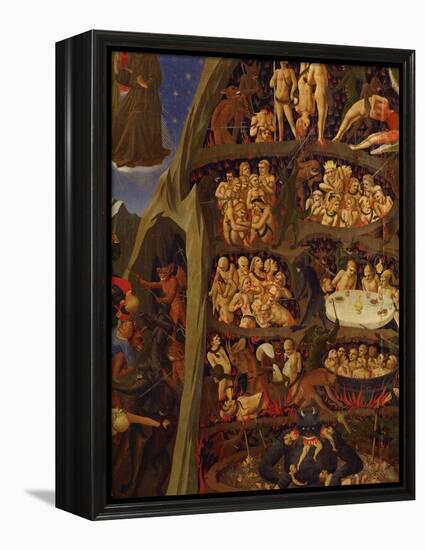 Detail of the Damned in Hell, from the Last Judgement-Fra Angelico-Framed Premier Image Canvas