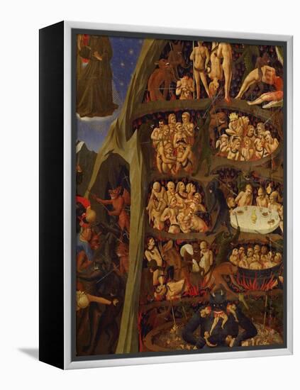 Detail of the Damned in Hell, from the Last Judgement-Fra Angelico-Framed Premier Image Canvas