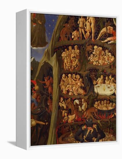 Detail of the Damned in Hell, from the Last Judgement-Fra Angelico-Framed Premier Image Canvas