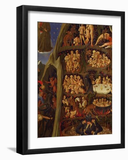 Detail of the Damned in Hell, from the Last Judgement-Fra Angelico-Framed Giclee Print