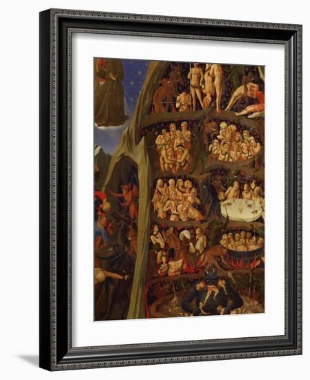 Detail of the Damned in Hell, from the Last Judgement-Fra Angelico-Framed Giclee Print