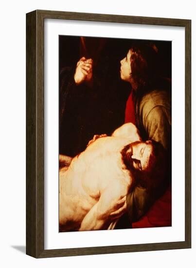 Detail of the Descent from the Cross-Jusepe de Ribera-Framed Giclee Print