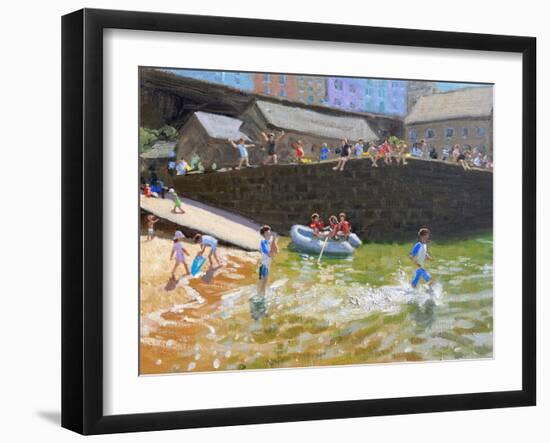 Detail of "The Dinghy, Tenby ",2016-Andrew Macara-Framed Giclee Print