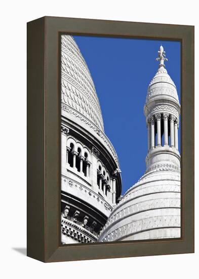 Detail of the Domes of the Sacre-Coeur Basilica, Montmartre, Paris, France-Julian Castle-Framed Premier Image Canvas