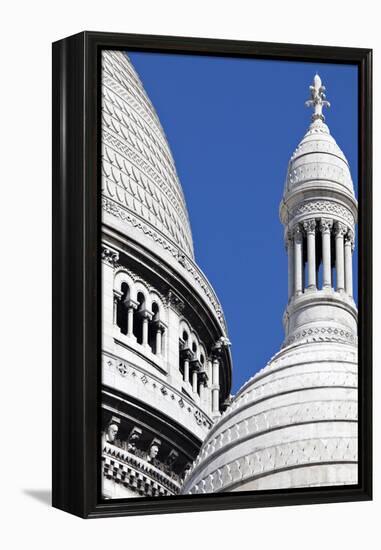 Detail of the Domes of the Sacre-Coeur Basilica, Montmartre, Paris, France-Julian Castle-Framed Premier Image Canvas