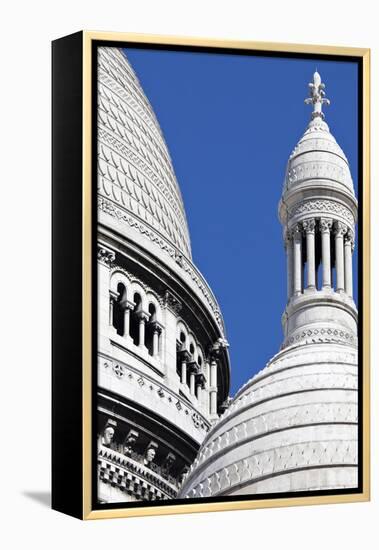 Detail of the Domes of the Sacre-Coeur Basilica, Montmartre, Paris, France-Julian Castle-Framed Premier Image Canvas