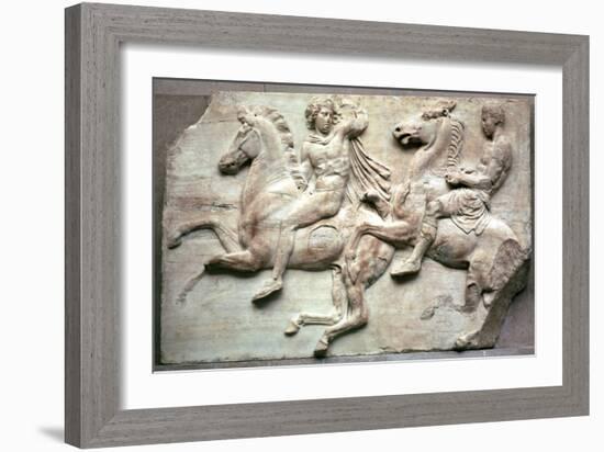 Detail of the Elgin Marbles, 5th century BC-Unknown-Framed Giclee Print