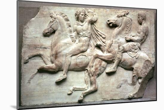 Detail of the Elgin Marbles, 5th century BC-Unknown-Mounted Giclee Print
