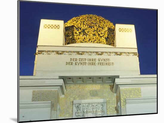 Detail of the Exterior of the Dome of the Art Nouveau Secession Building, Vienna, Austria-Richard Nebesky-Mounted Photographic Print