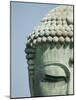 Detail of the Face of the Great Buddha of Kamakura-null-Mounted Photographic Print