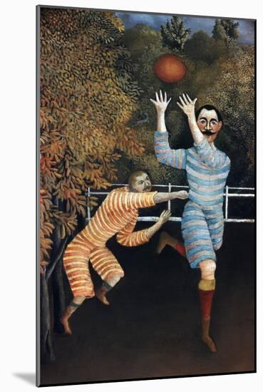 Detail of The Football Players-Henri Rousseau-Mounted Giclee Print