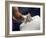 Detail of the Hands of Male Gymnast Preparing for Competition-Paul Sutton-Framed Photographic Print