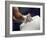 Detail of the Hands of Male Gymnast Preparing for Competition-Paul Sutton-Framed Photographic Print