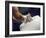 Detail of the Hands of Male Gymnast Preparing for Competition-Paul Sutton-Framed Photographic Print