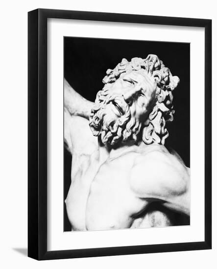 Detail of the Head of Laocoon from the Laocoon Group-null-Framed Photographic Print