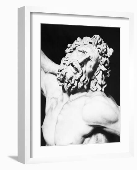 Detail of the Head of Laocoon from the Laocoon Group-null-Framed Photographic Print