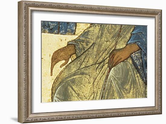 Detail of the Holy Trinity, 1420S (Tempera on Panel) (Detail) (See 39517)-Andrei Rublev-Framed Giclee Print