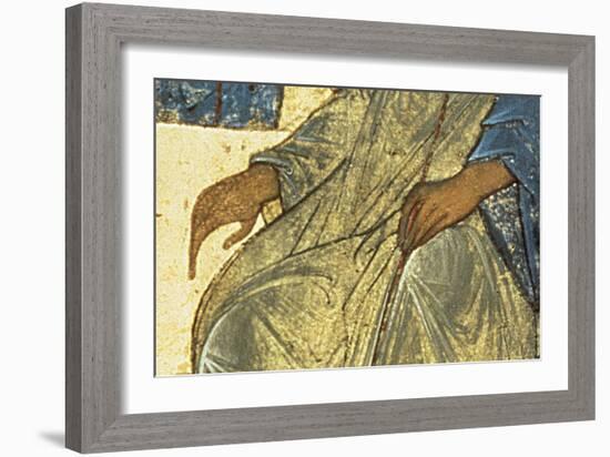 Detail of the Holy Trinity, 1420S (Tempera on Panel) (Detail) (See 39517)-Andrei Rublev-Framed Giclee Print