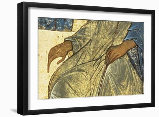 Detail of the Holy Trinity, 1420S (Tempera on Panel) (Detail) (See 39517)-Andrei Rublev-Framed Giclee Print