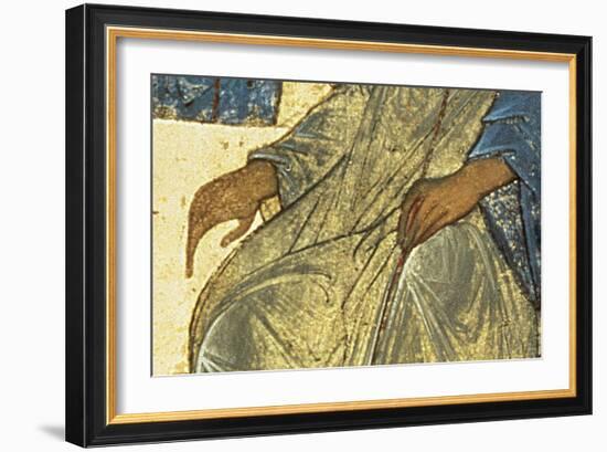 Detail of the Holy Trinity, 1420S (Tempera on Panel) (Detail) (See 39517)-Andrei Rublev-Framed Giclee Print