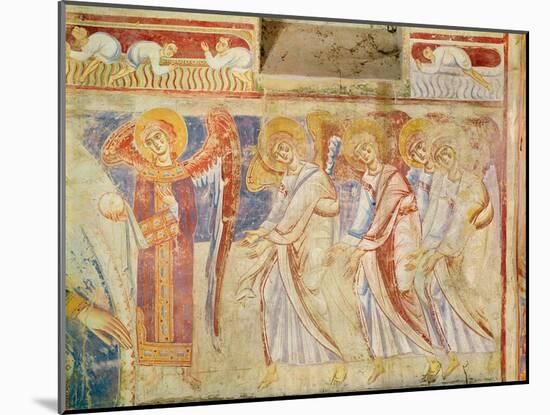 Detail of the Last Judgement, C.1075-1100 (Fresco)-Italian School-Mounted Giclee Print