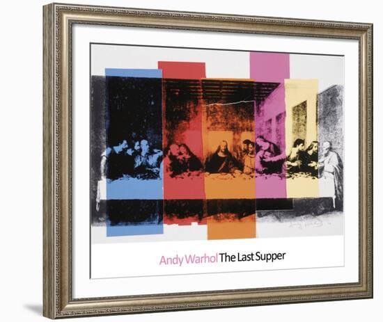 Detail of the Last Supper, 1986-Andy Warhol-Framed Art Print