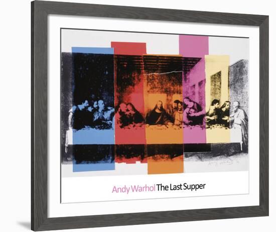 Detail of the Last Supper, 1986-Andy Warhol-Framed Art Print