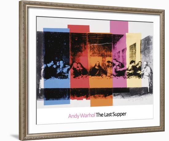 Detail of the Last Supper, 1986-Andy Warhol-Framed Art Print