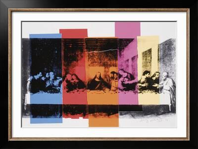 15 Brown & Blue The Last Supper Framed Wall Art