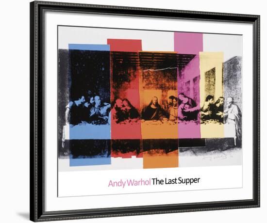 Detail of the Last Supper, 1986-Andy Warhol-Framed Art Print