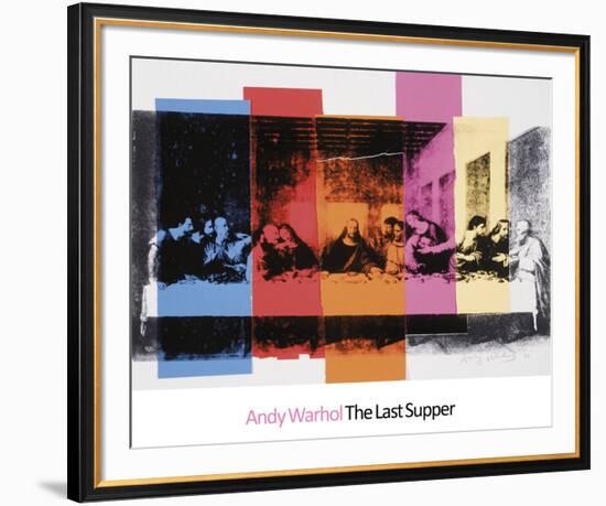 Detail of the Last Supper, 1986-Andy Warhol-Framed Art Print