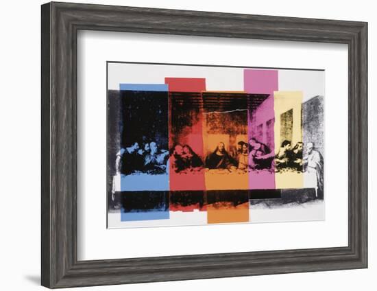 Detail of the Last Supper, c.1986-Andy Warhol-Framed Art Print