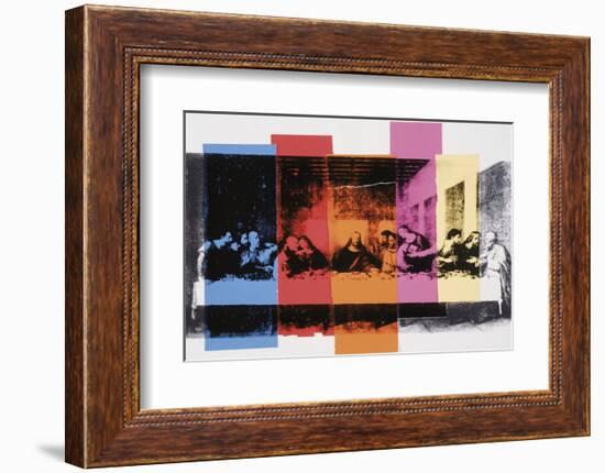 Detail of the Last Supper, c.1986-Andy Warhol-Framed Art Print