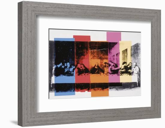 Detail of the Last Supper, c.1986-Andy Warhol-Framed Art Print