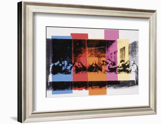 Detail of the Last Supper, c.1986-Andy Warhol-Framed Art Print